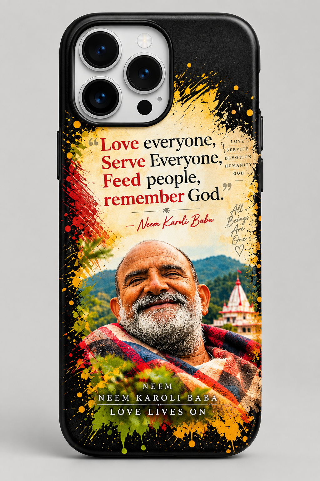 NEEM KAROLI BABA JI IPHONE COVER